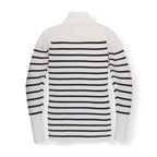 Mock Neck Breton Sweater