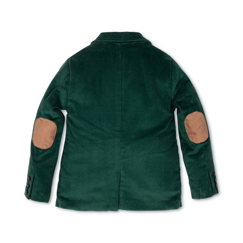 Organic Corduroy Blazer with Elbow Patches - 98% Organic Cotton