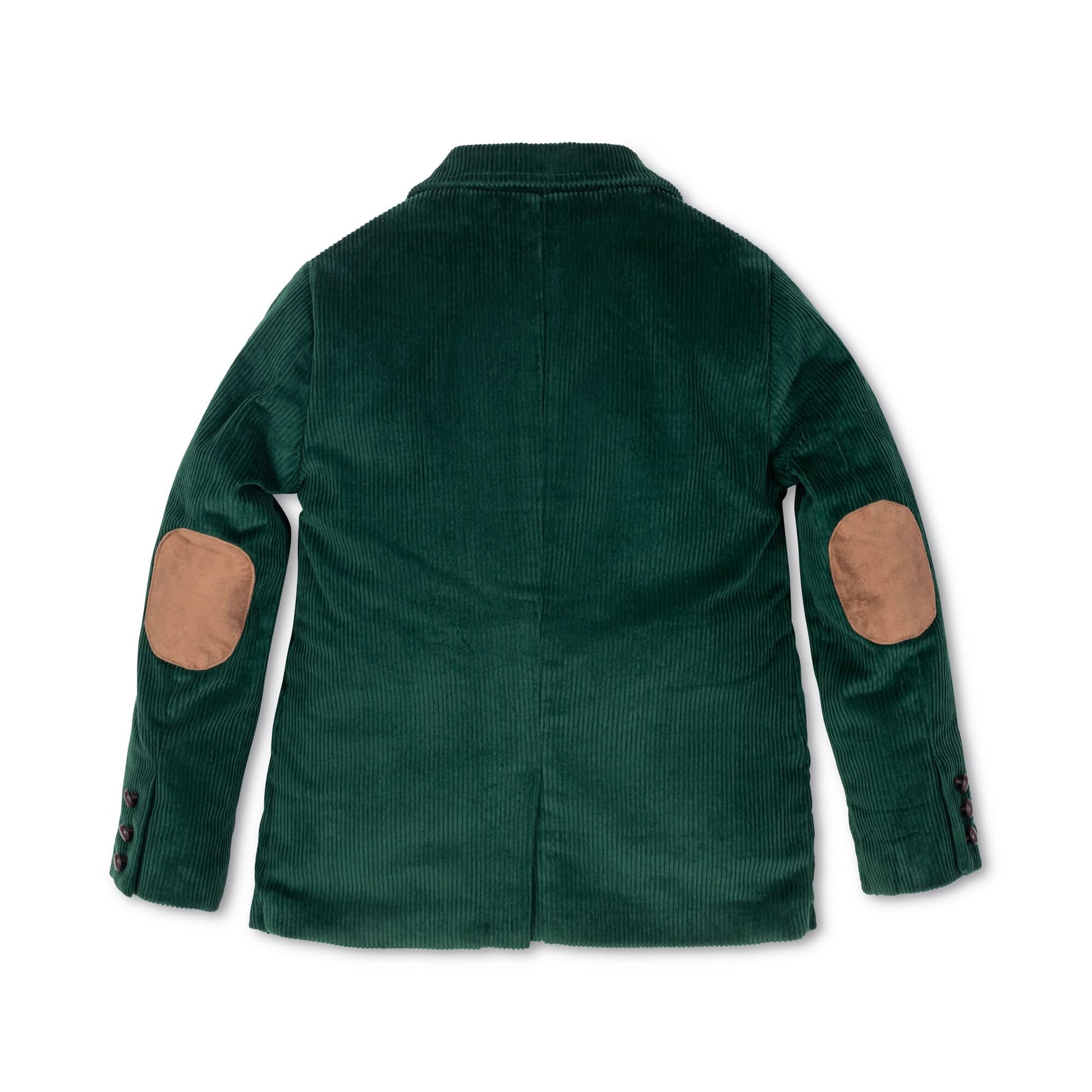 Organic Corduroy Blazer with Elbow Patches - 98% Organic Cotton