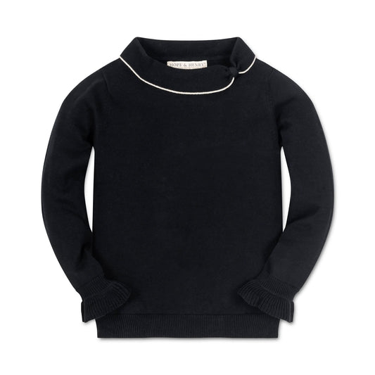 Ruffle Cuff Collar Sweater