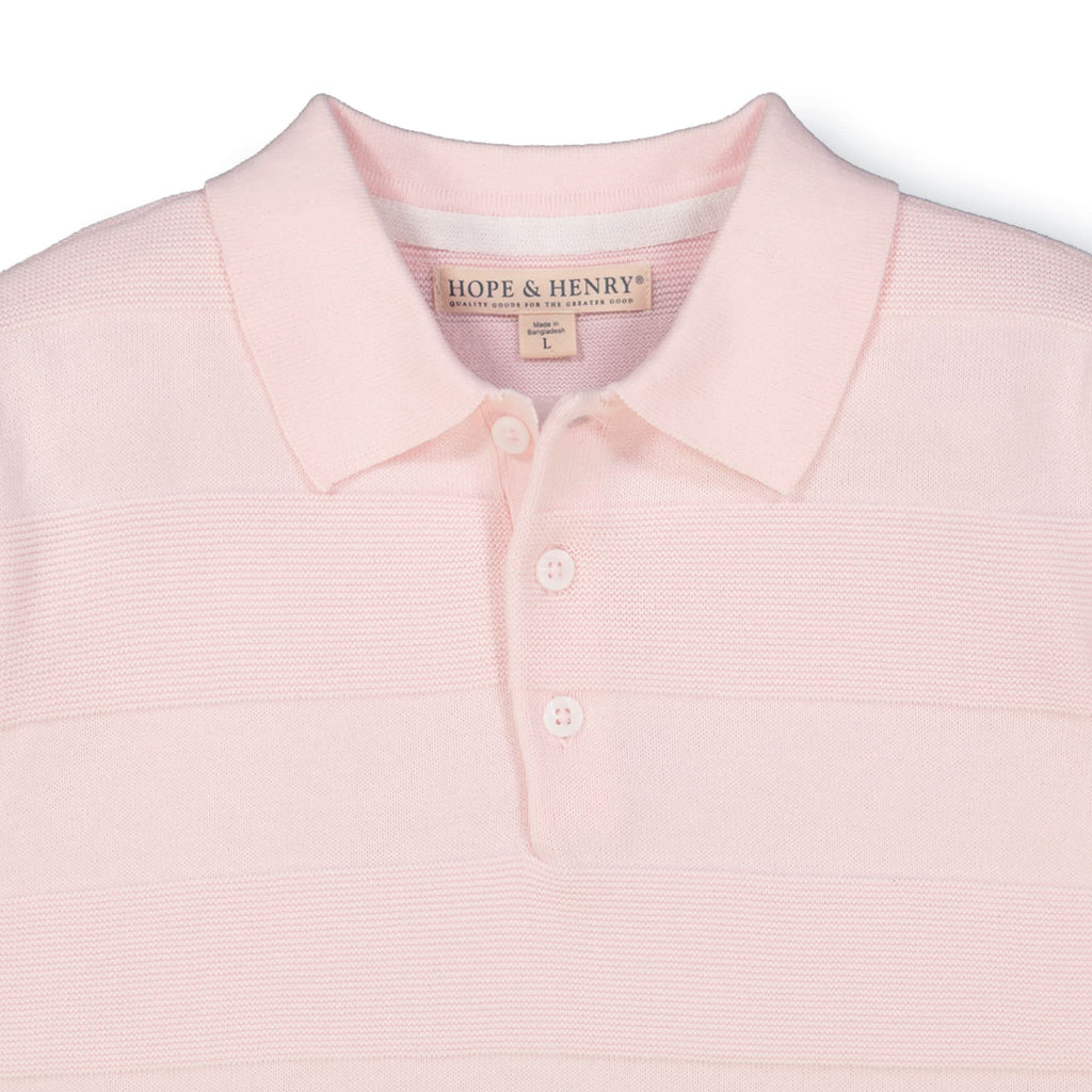 Short Sleeve Organic Sweater Polo