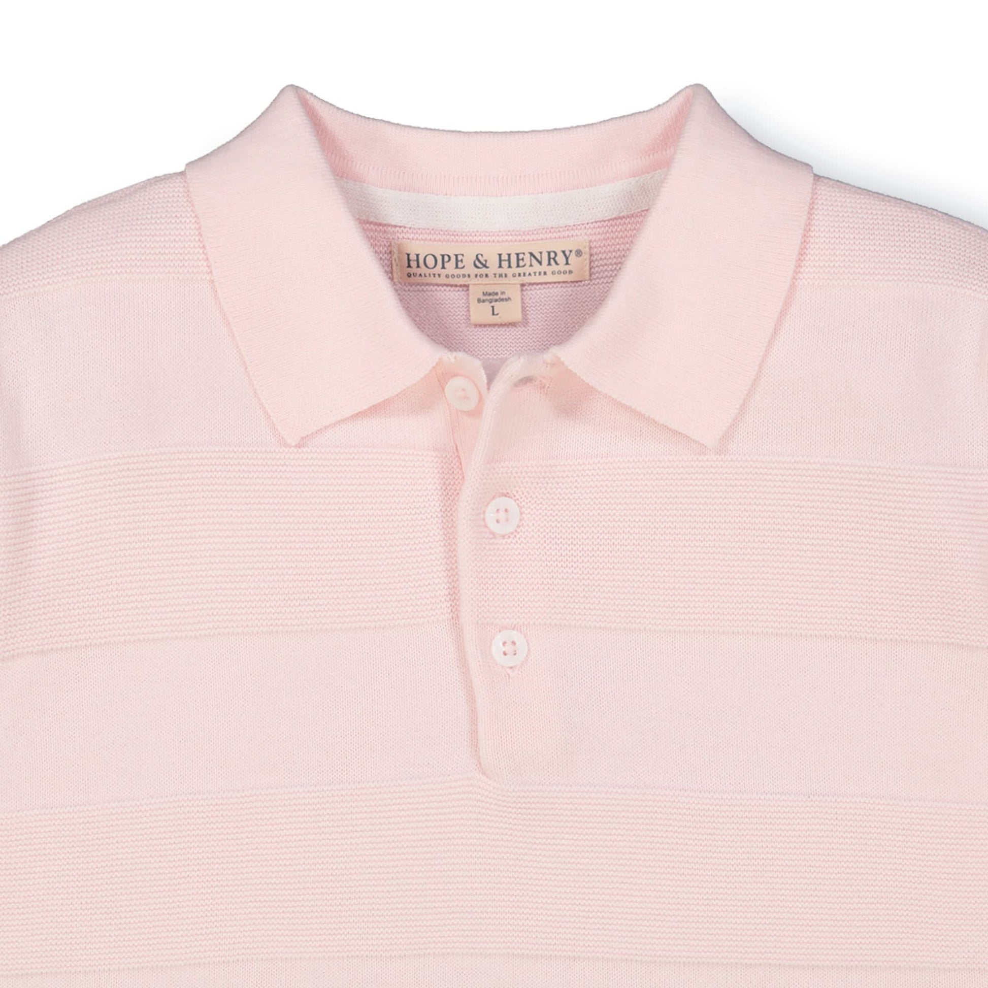 Short Sleeve Organic Sweater Polo