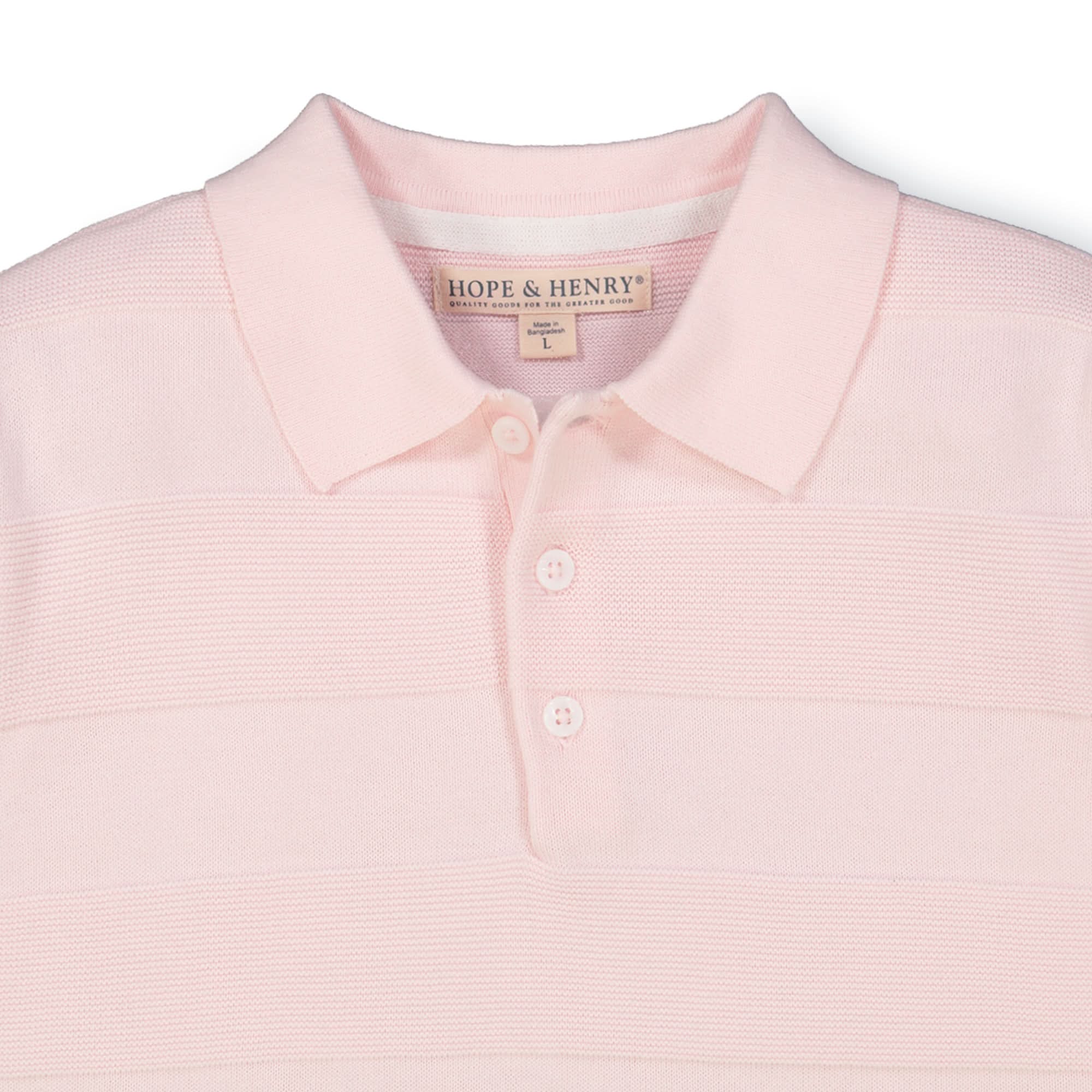 Short Sleeve Organic Sweater Polo