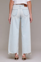 Nori Mid Rise In Salt - 93% Cotton