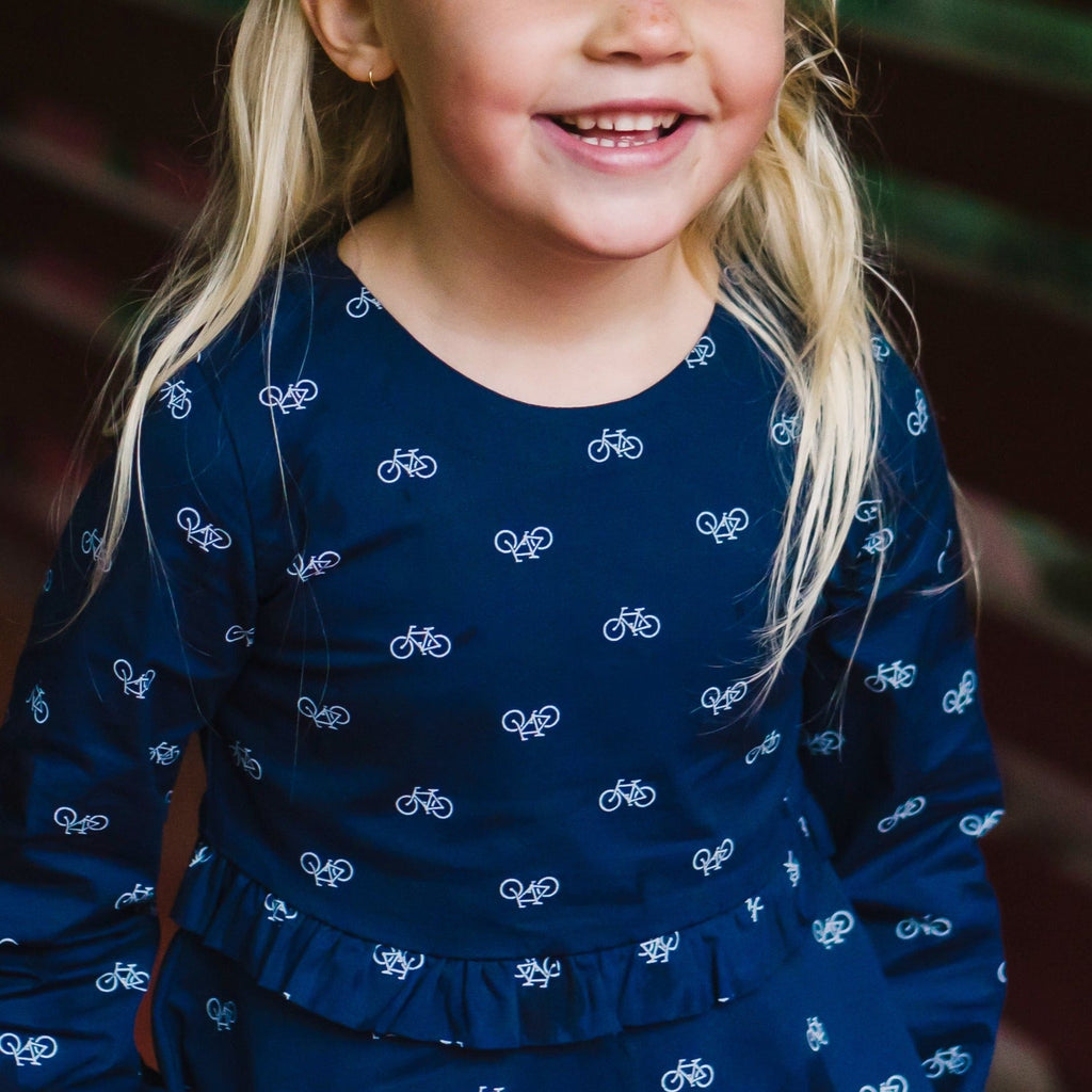 Ruffle Waist Dress - Made with Organic Cotton. - 97% Organic Cotton