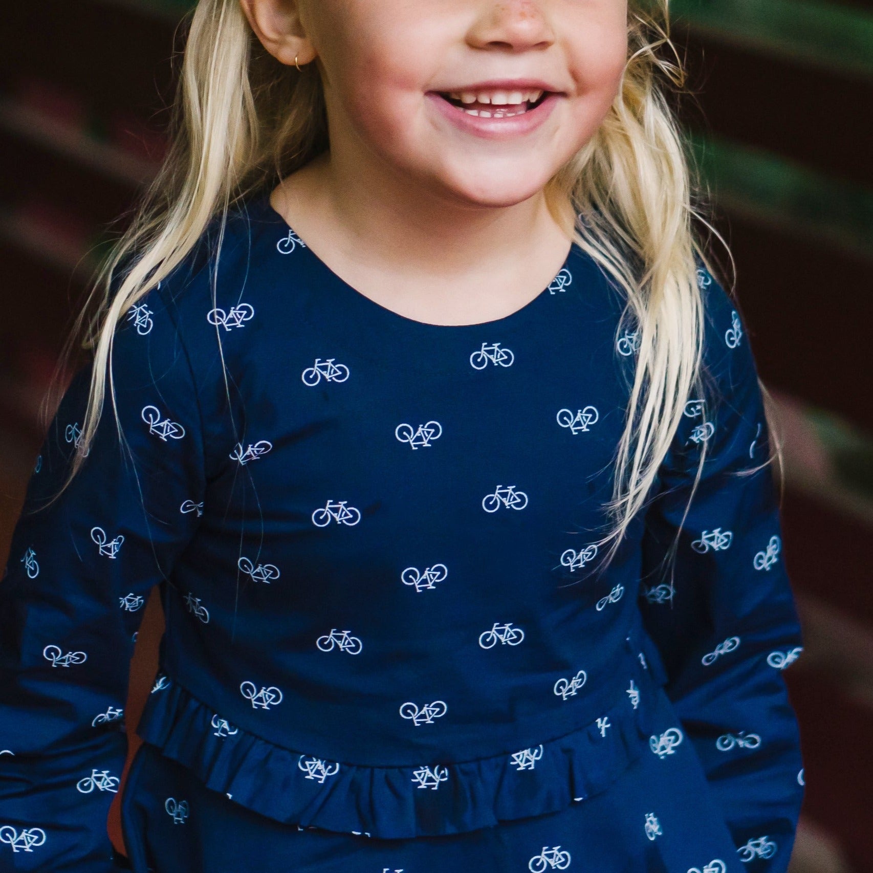 Ruffle Waist Dress - Made with Organic Cotton. - 97% Organic Cotton