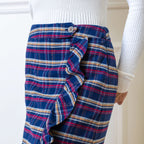 Organic Flannel Ruffle Skirt