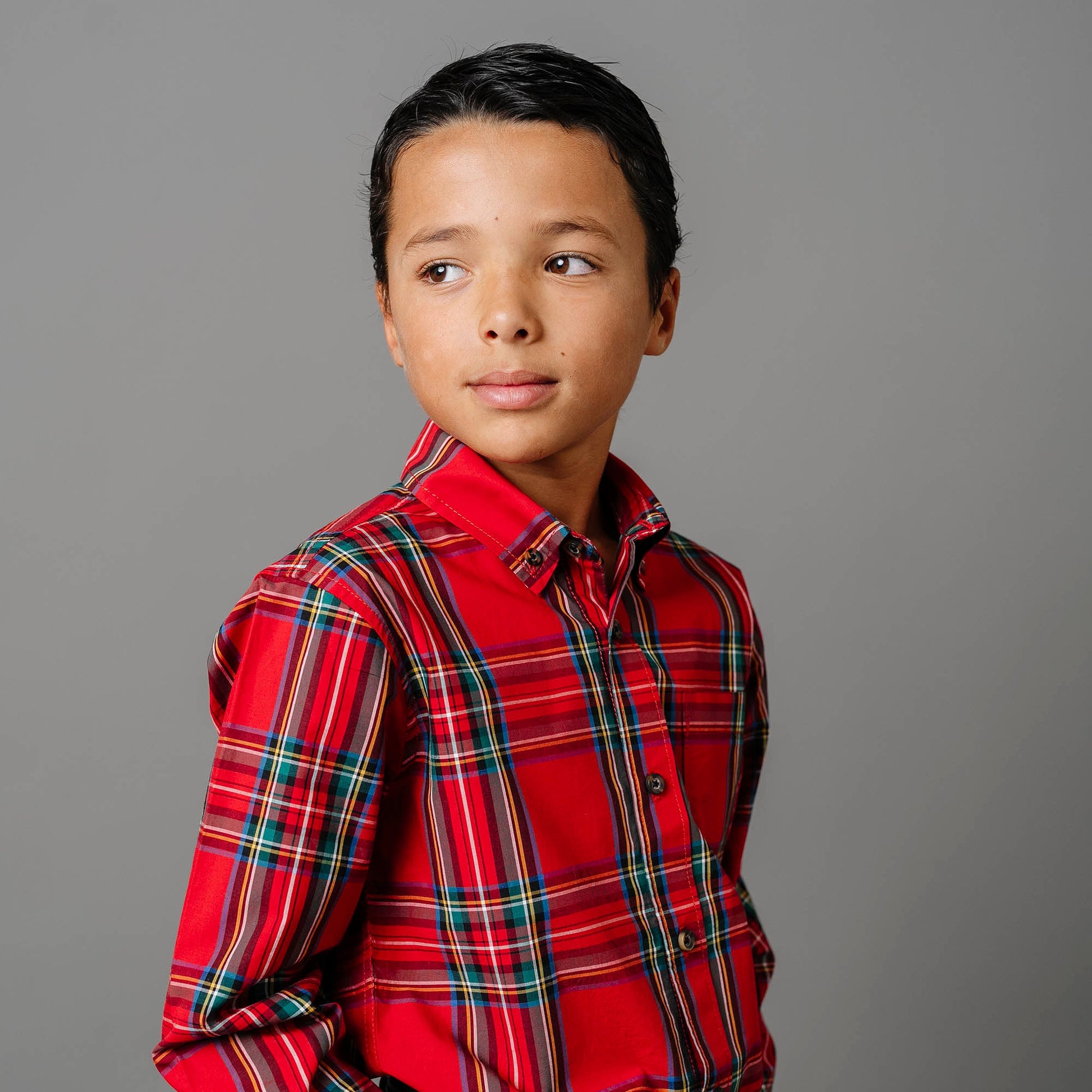 Stretch Poplin Button Down Shirt - 98% Organic Cotton
