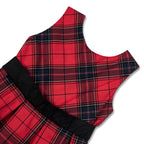 Organic Pleated Party Dress - 98% Organic Cotton