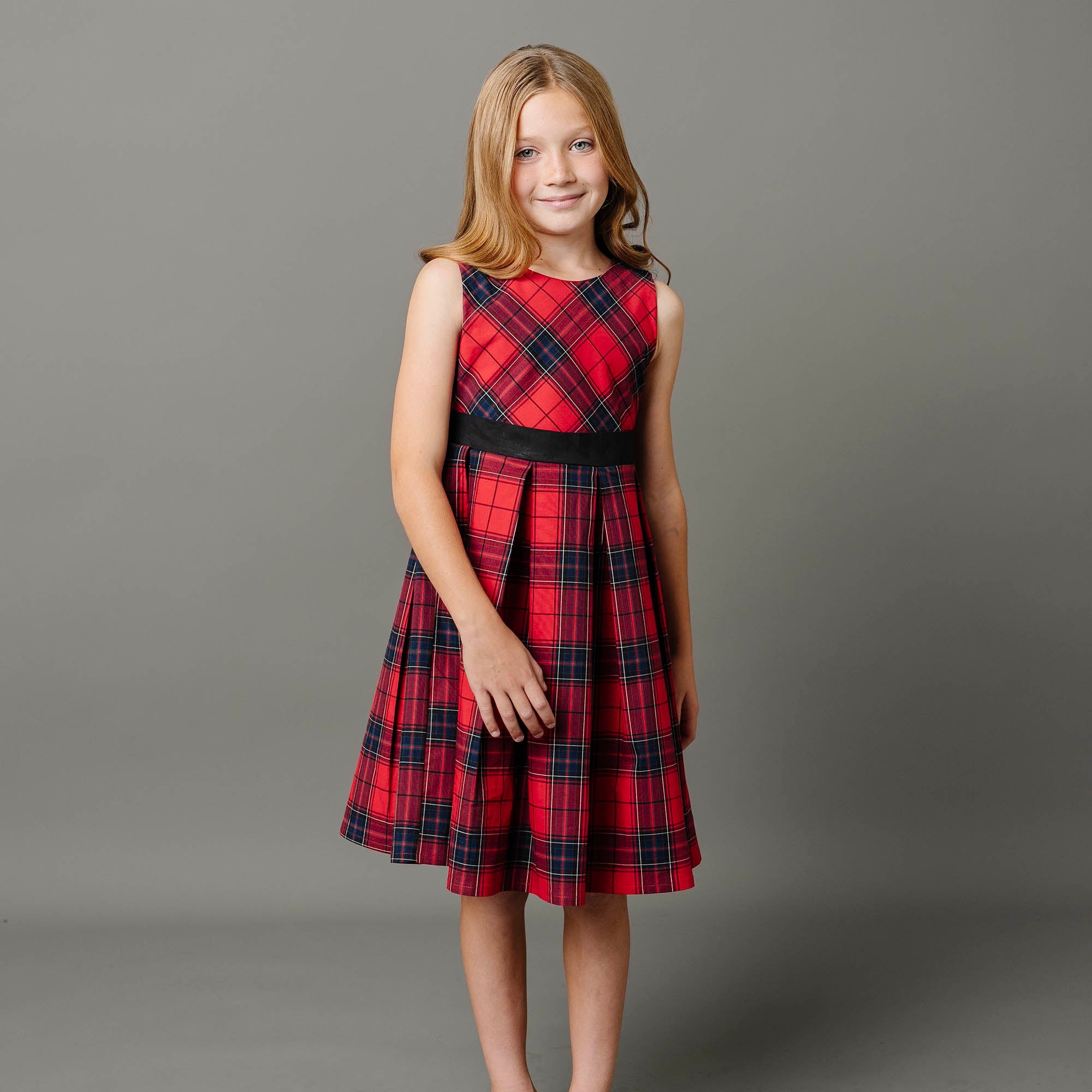 Organic Pleated Party Dress - 98% Organic Cotton