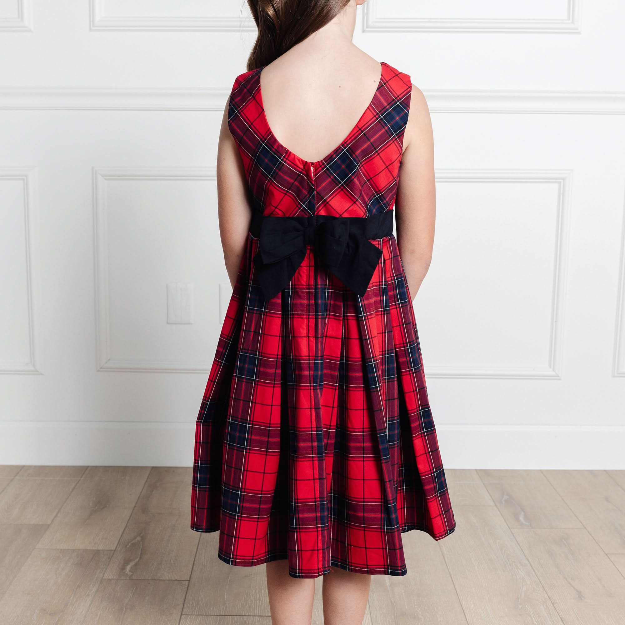 Organic Pleated Party Dress - 98% Organic Cotton