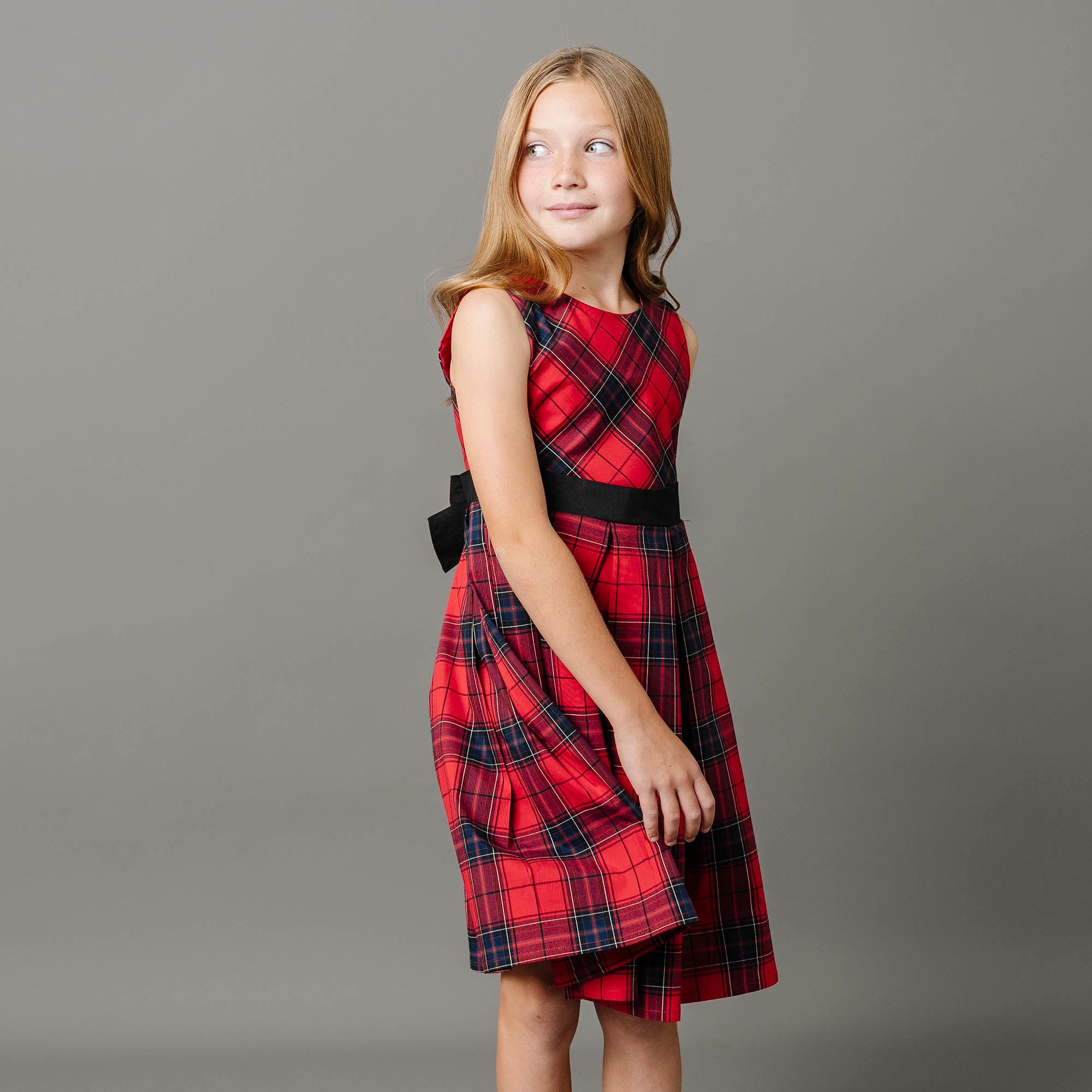 Organic Pleated Party Dress - 98% Organic Cotton