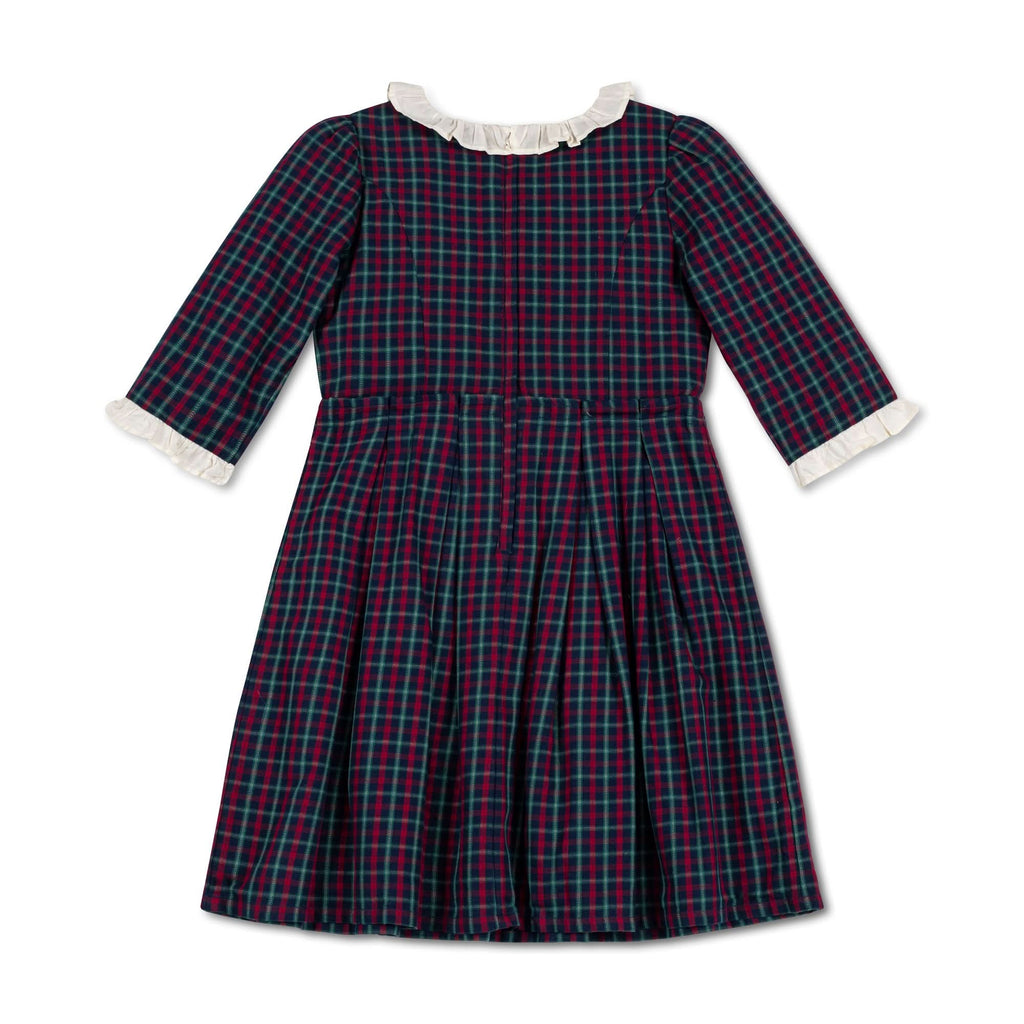 Organic Ruffle Trim Party Dress