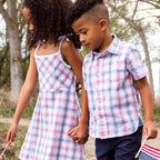 Linen Short Sleeve Shirt with Side Vent