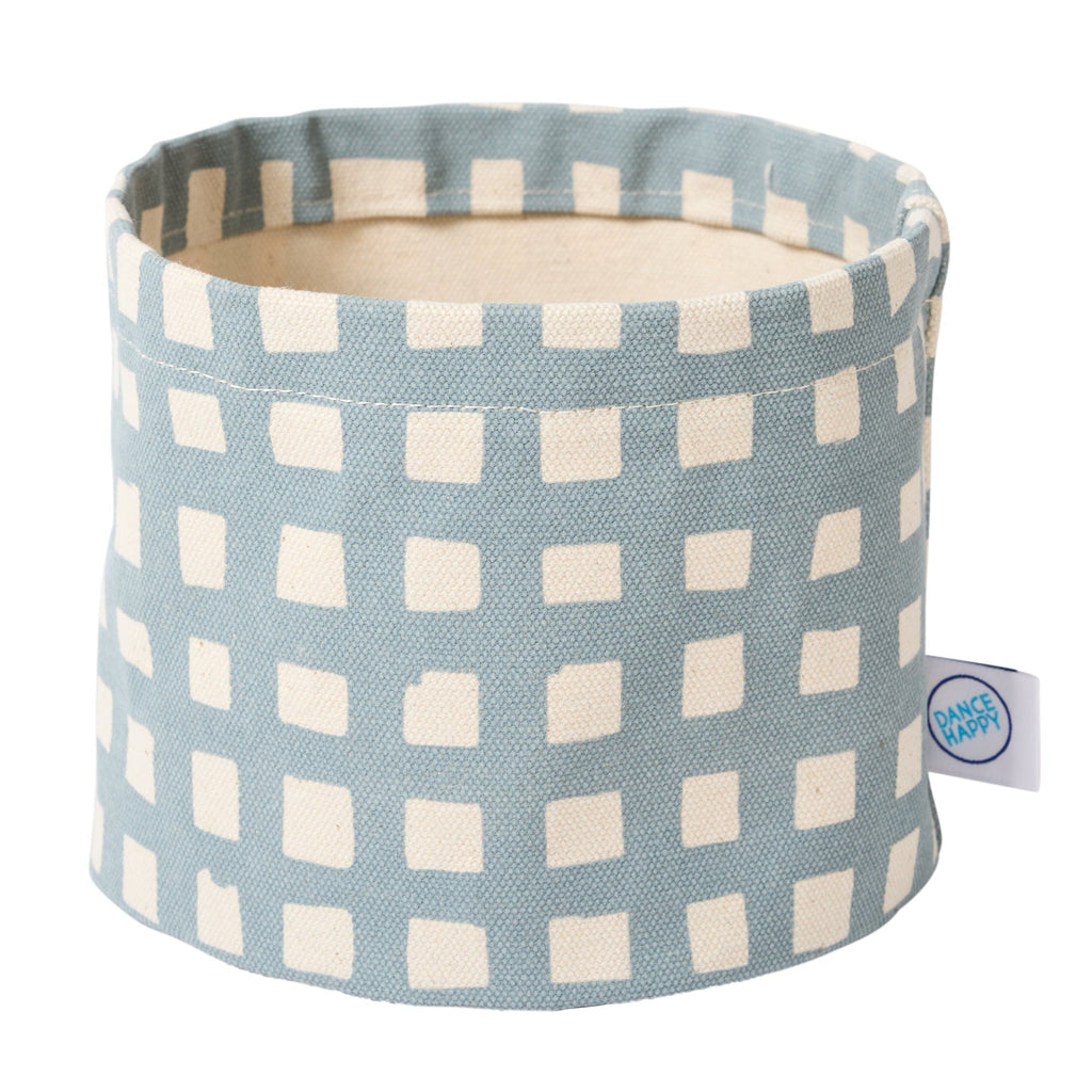 Grid Round Bin/Canvas Planter