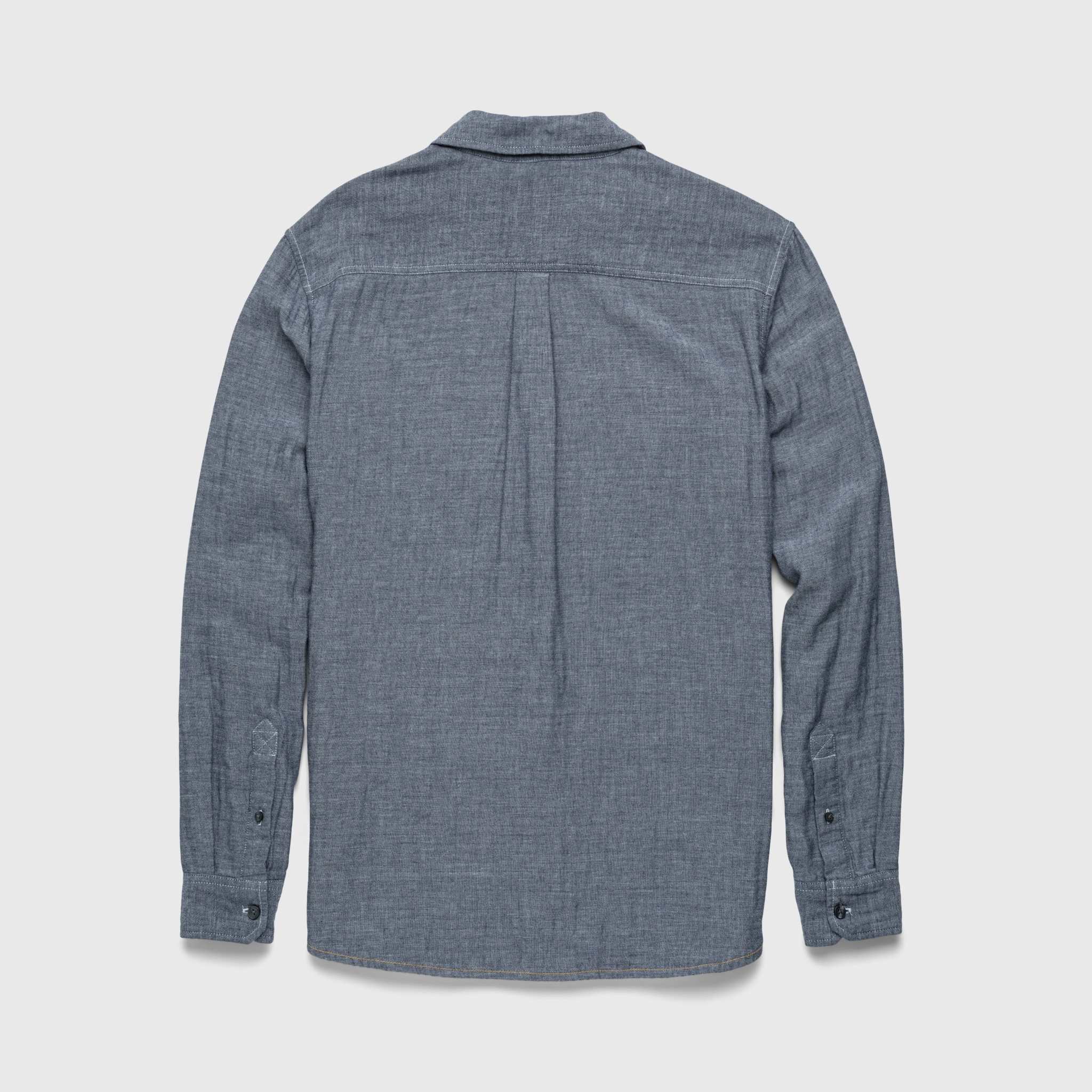 Zhu Double Gauze Shirt - Navy