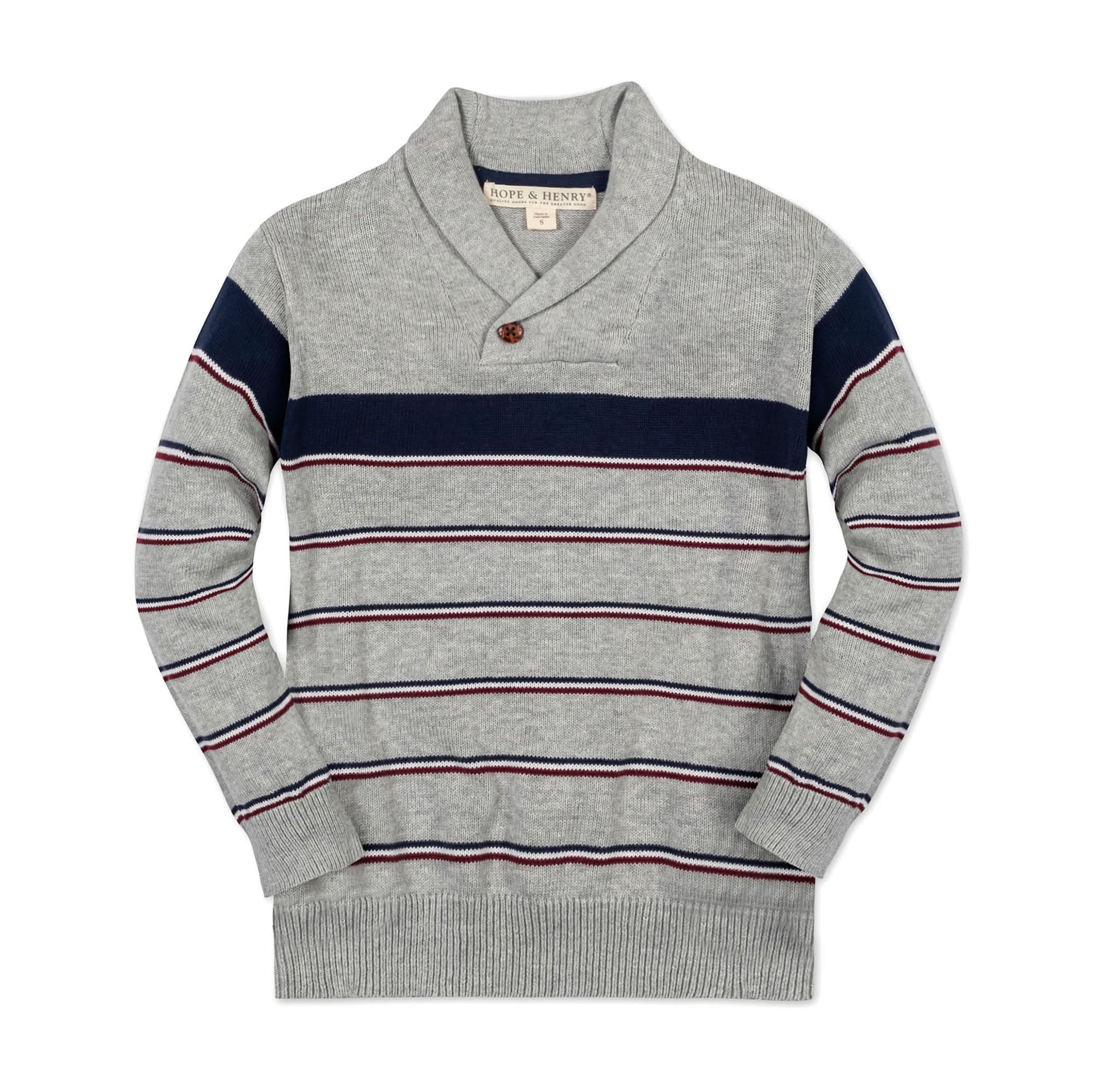 Organic Shawl Collar Sweater