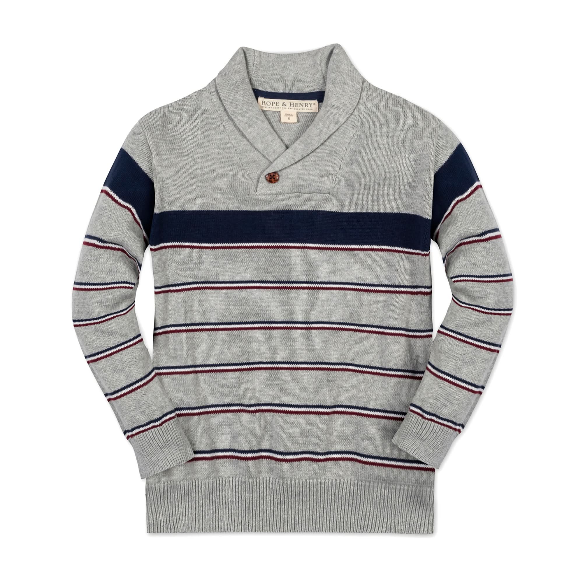 Organic Shawl Collar Sweater