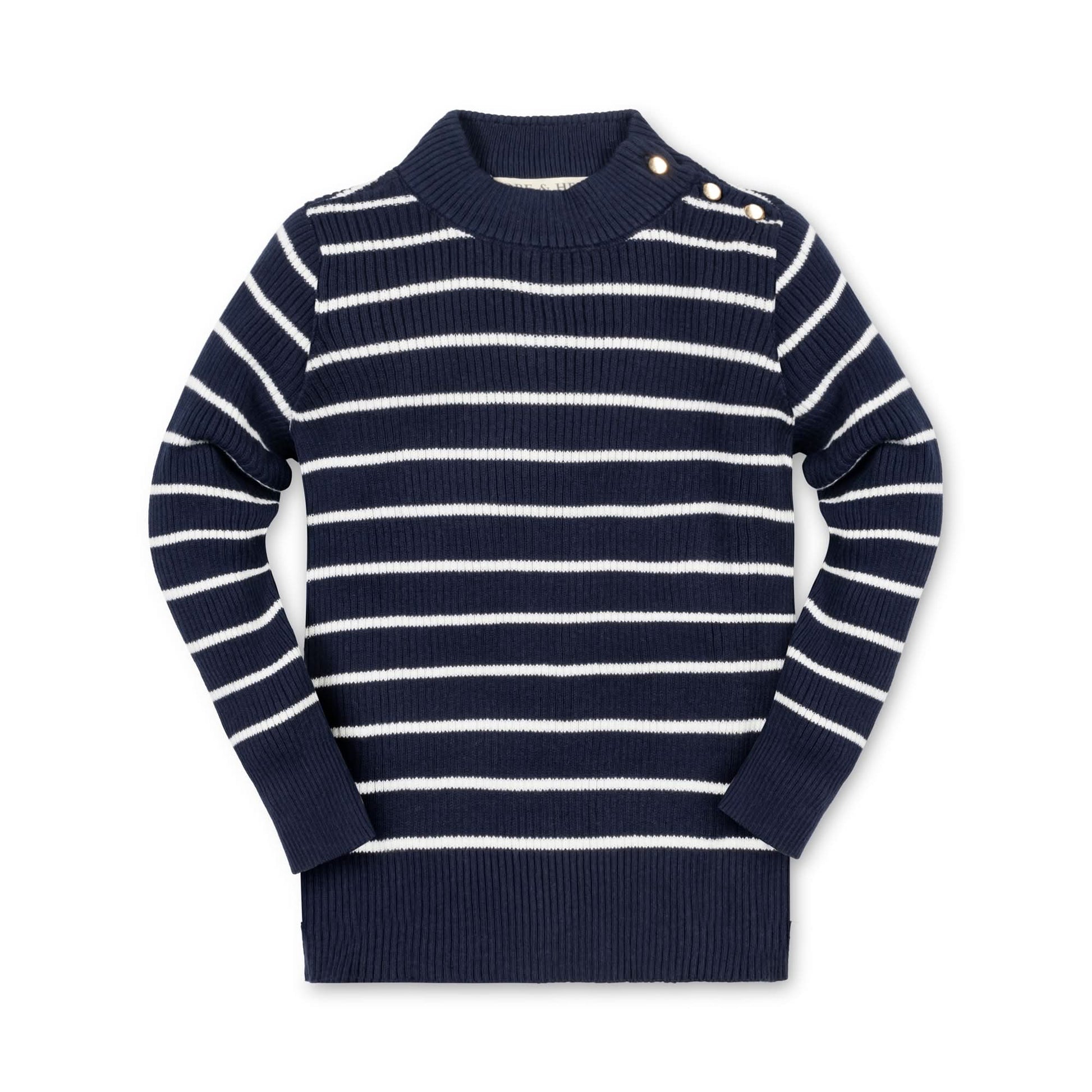 Organic Mock Neck Sweater