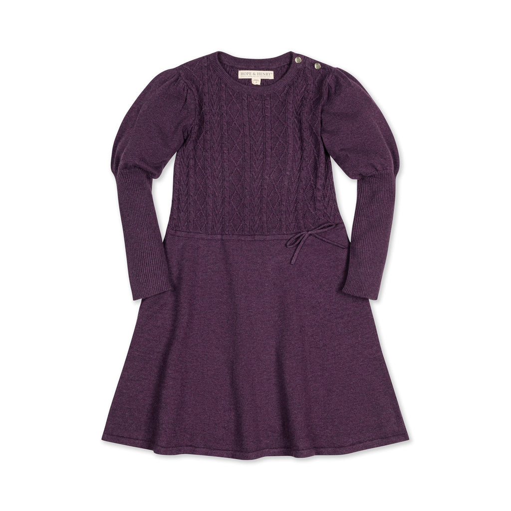Organic Cable Bodice Sweater Dress