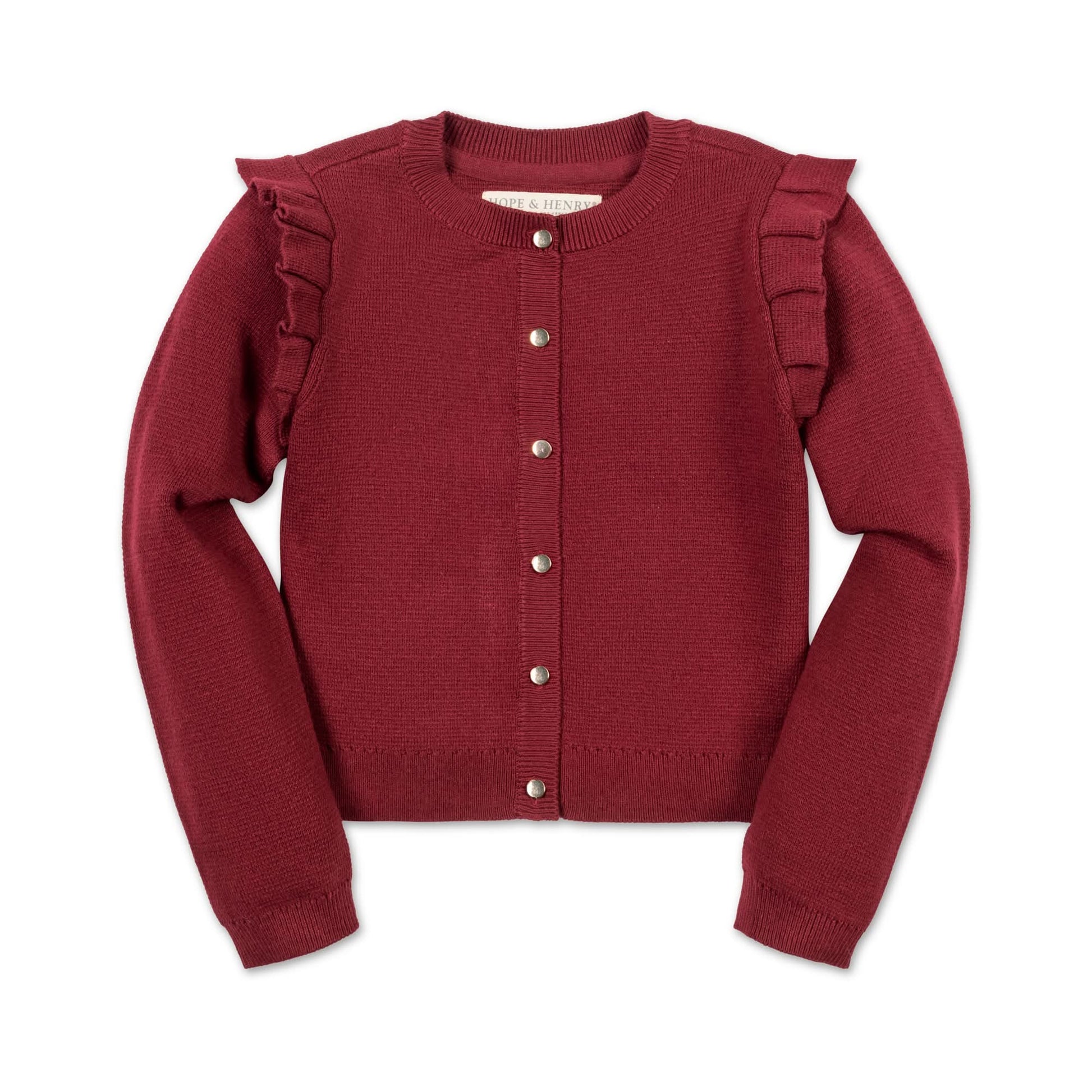 Organic Milano Ruffle Cardigan