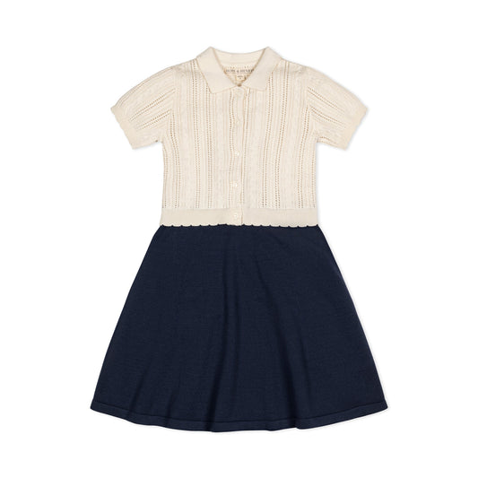 Organic French Schoolgirl Sweater Dress - Baby