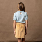 Organic Corduroy Cinch Waist Skirt - 98% Organic Cotton