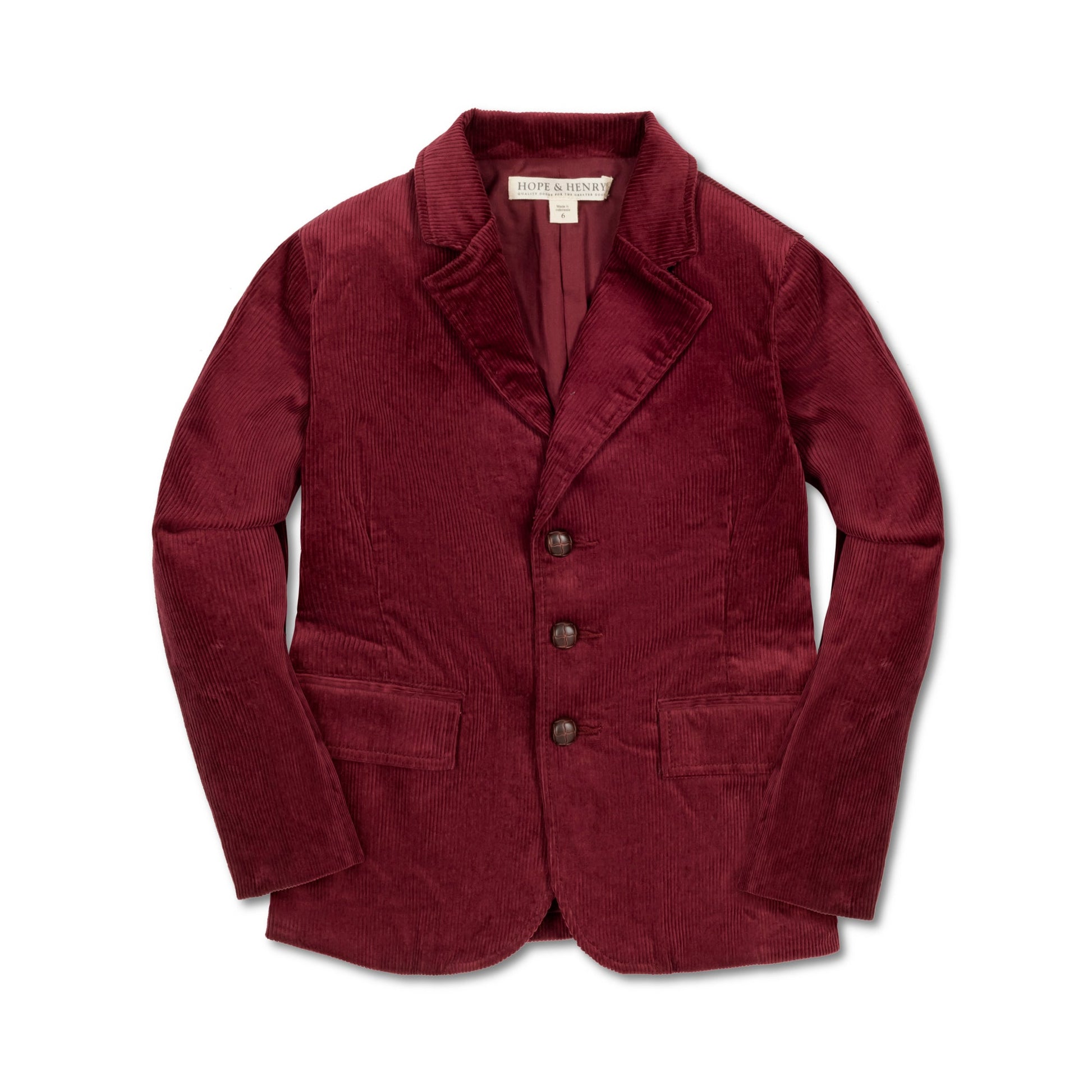 Organic Corduroy Blazer - 97% Organic Cotton