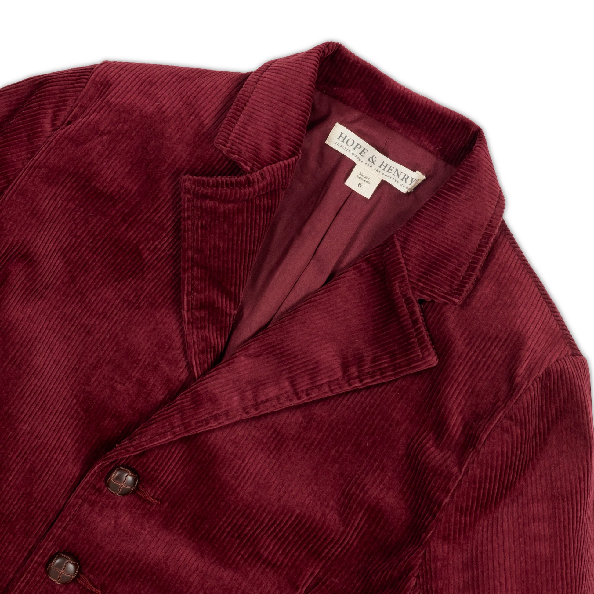 Organic Corduroy Blazer - 97% Organic Cotton