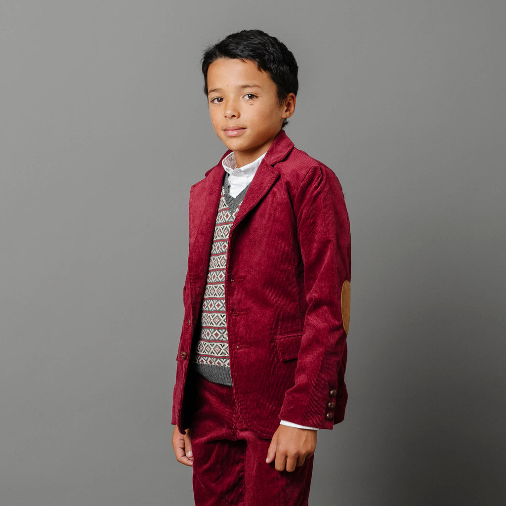 Organic Corduroy Blazer - 97% Organic Cotton
