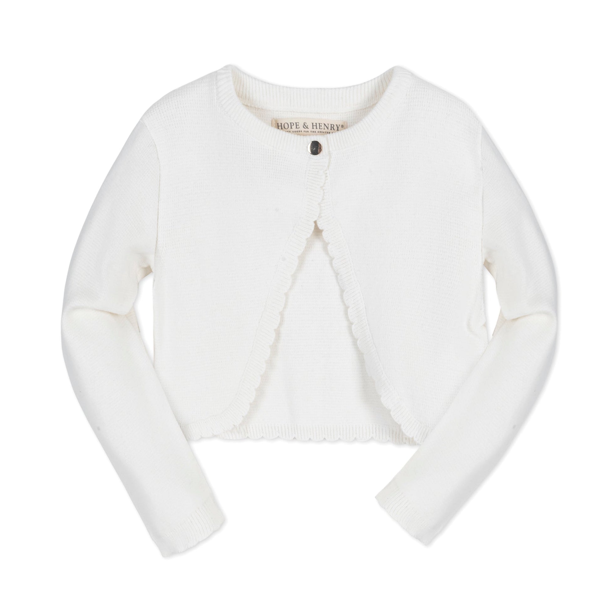 Organic Cropped Milano Cardigan