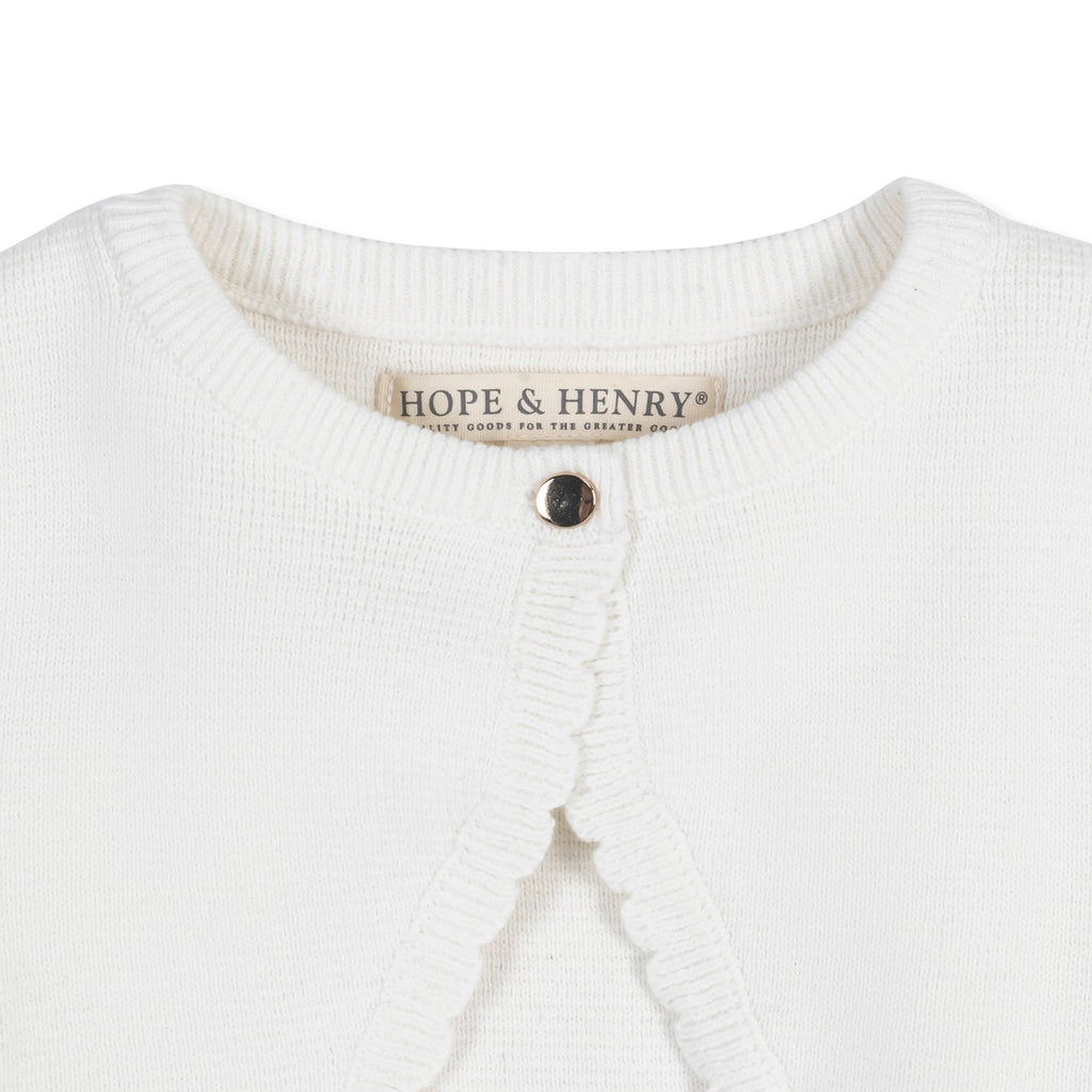 Organic Cropped Milano Cardigan