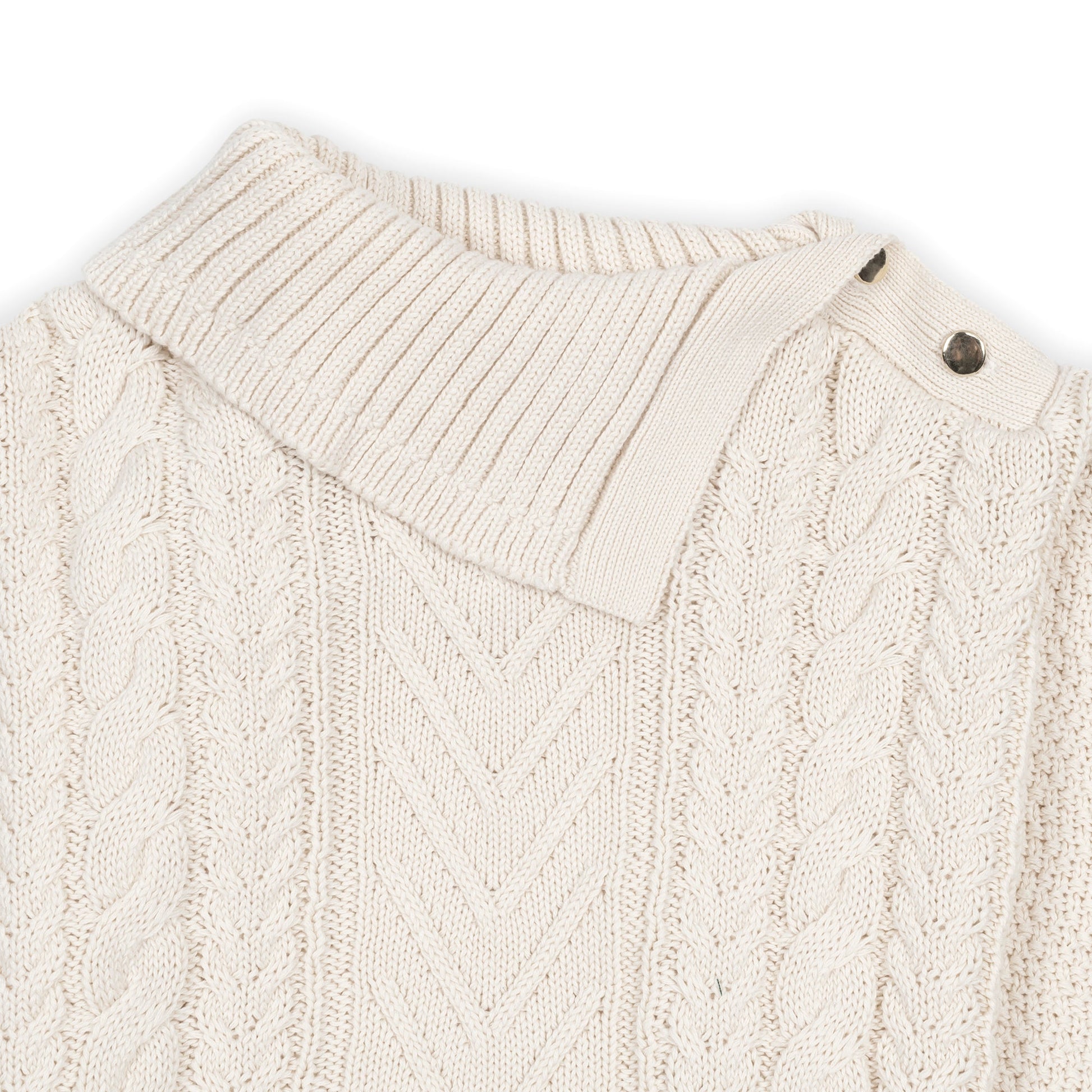 Organic Split Collar Sweater Cape