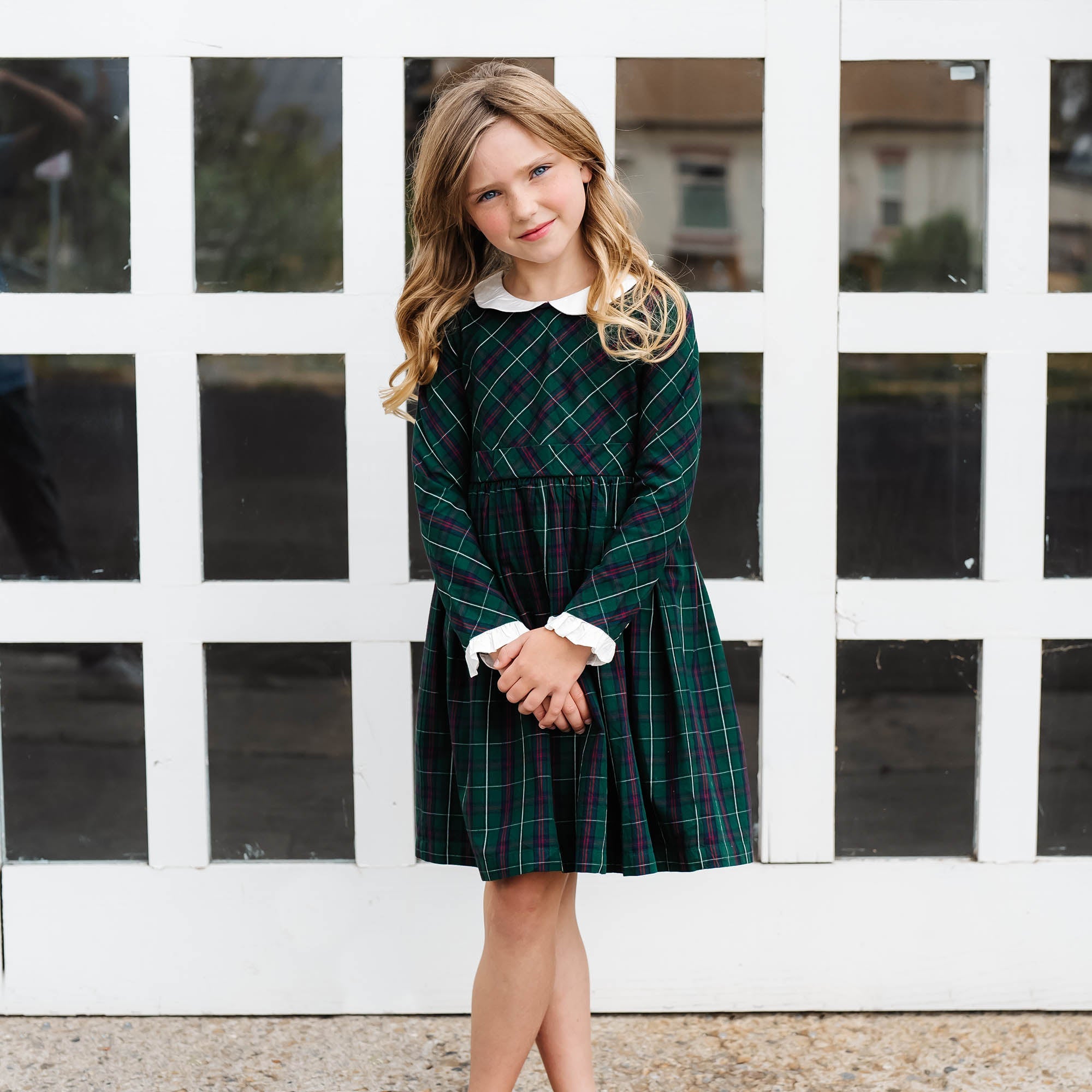 Organic Ruffle Cuff Party Dress - 97% Organic Cotton