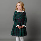 Organic Ruffle Cuff Party Dress - 97% Organic Cotton