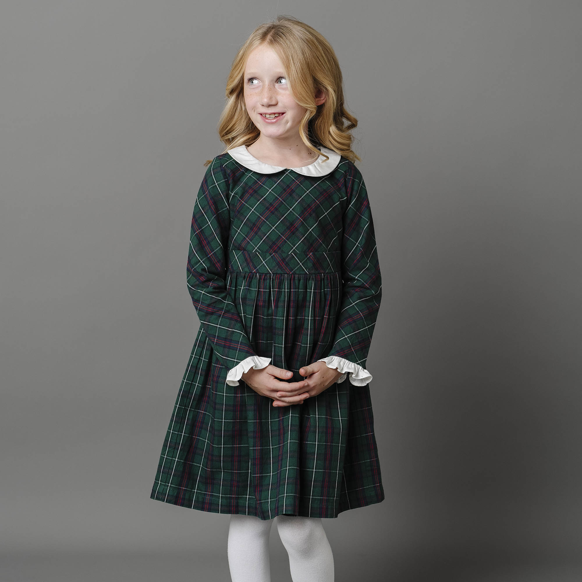 Organic Ruffle Cuff Party Dress - 97% Organic Cotton