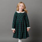 Organic Ruffle Cuff Party Dress - 97% Organic Cotton