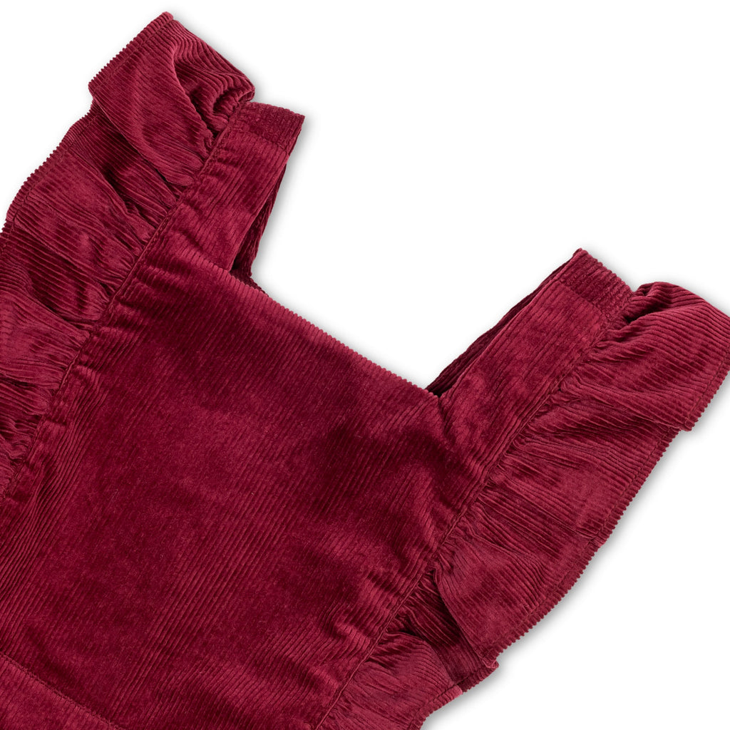 Organic Corduroy Ruffle Jumper - 97% Organic Cotton