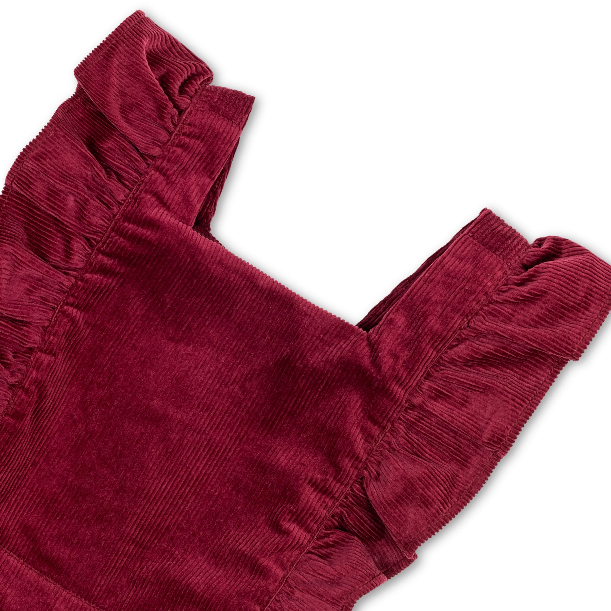 Organic Corduroy Ruffle Jumper - 97% Organic Cotton