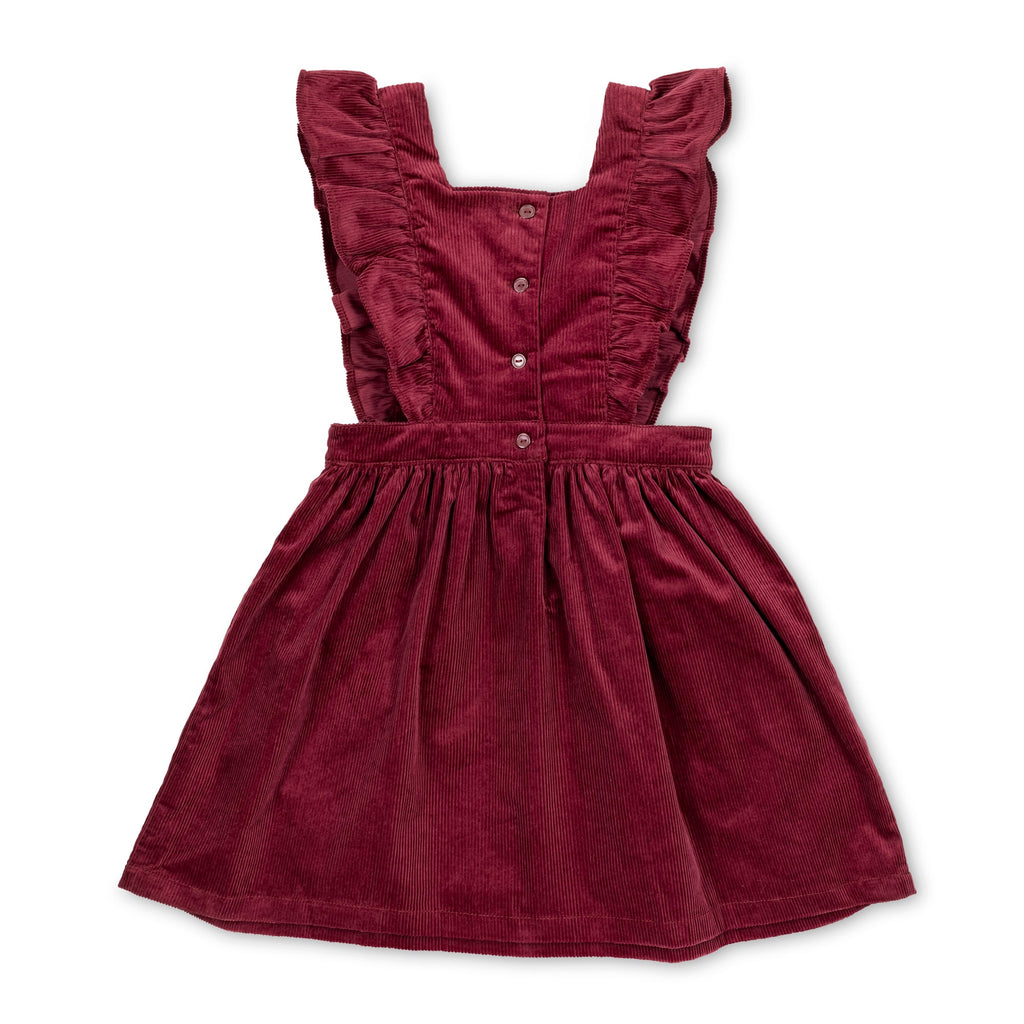 Organic Corduroy Ruffle Jumper - 97% Organic Cotton
