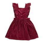 Organic Corduroy Ruffle Jumper - 97% Organic Cotton