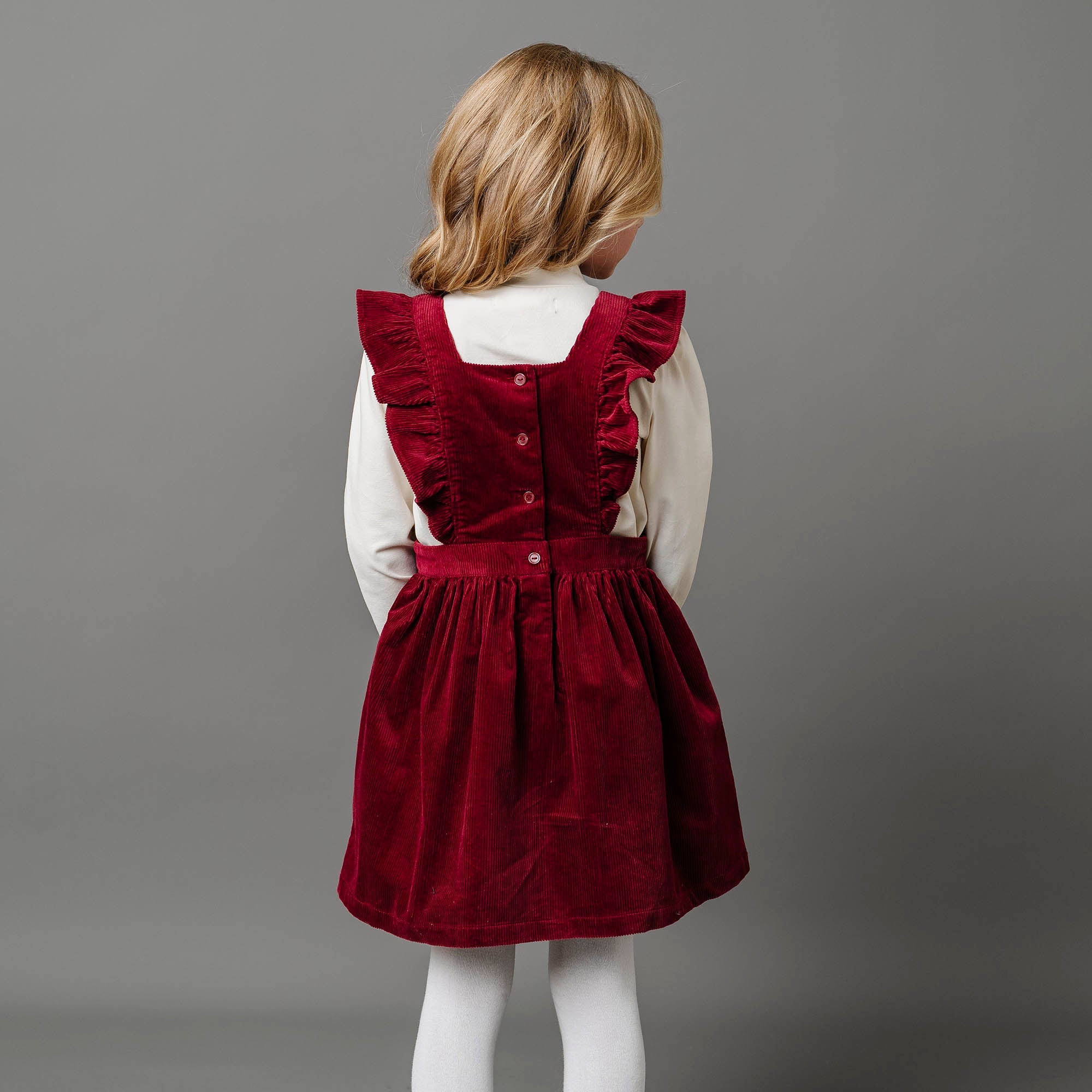 Organic Corduroy Ruffle Jumper - 97% Organic Cotton