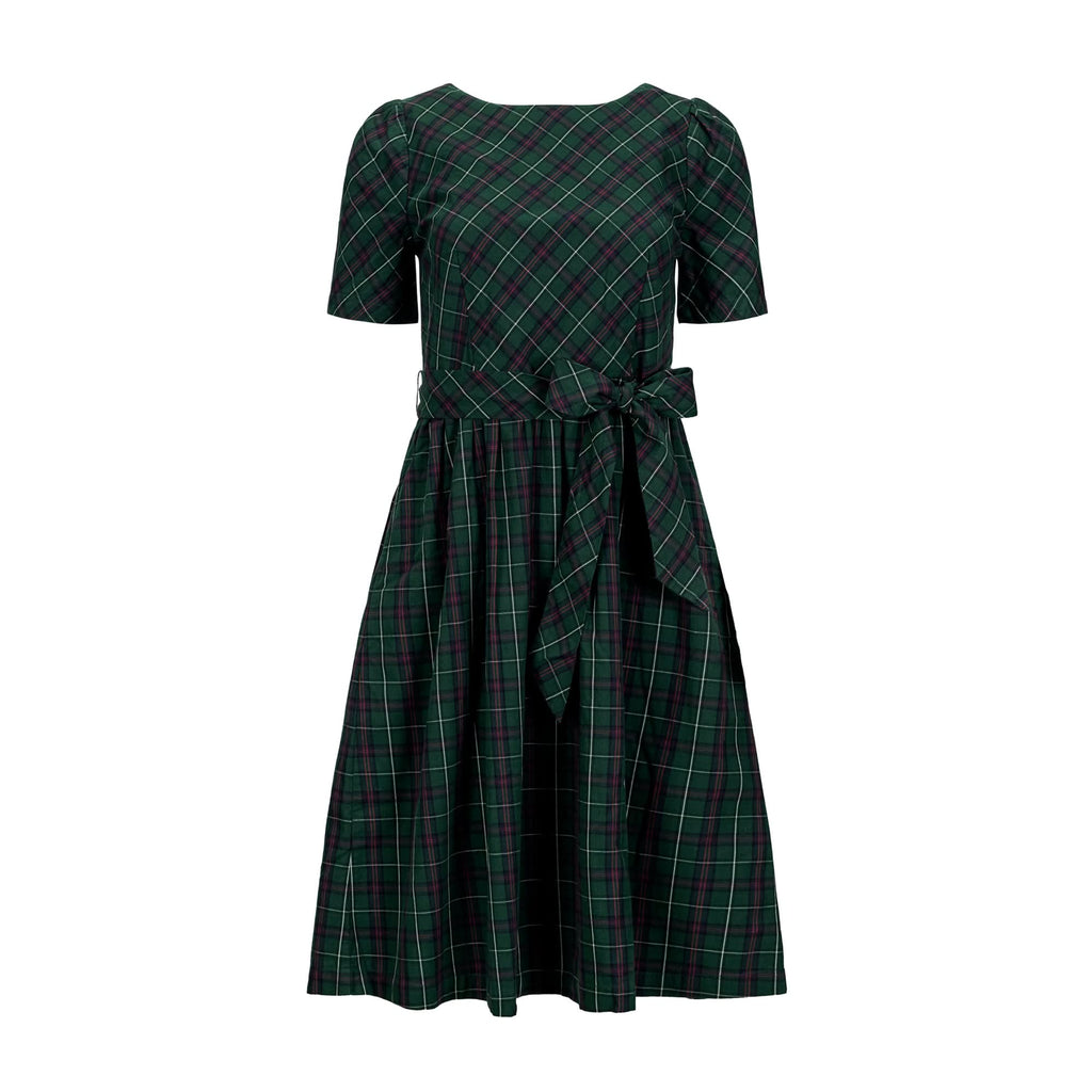 Organic Short Sleeve Holiday Dress - 97% Cotton