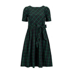 Organic Short Sleeve Holiday Dress - 97% Cotton