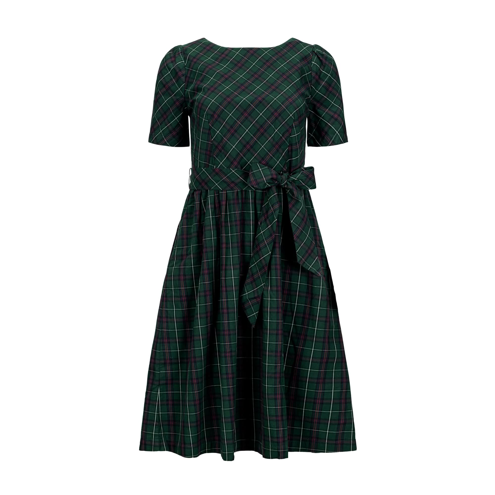 Organic Short Sleeve Holiday Dress - 97% Cotton