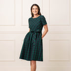 Organic Short Sleeve Holiday Dress - 97% Cotton