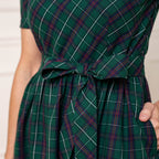 Organic Short Sleeve Holiday Dress - 97% Cotton