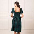 Organic Short Sleeve Holiday Dress - 97% Cotton