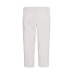 Organic Seersucker Suit Pant Taupe Gingham