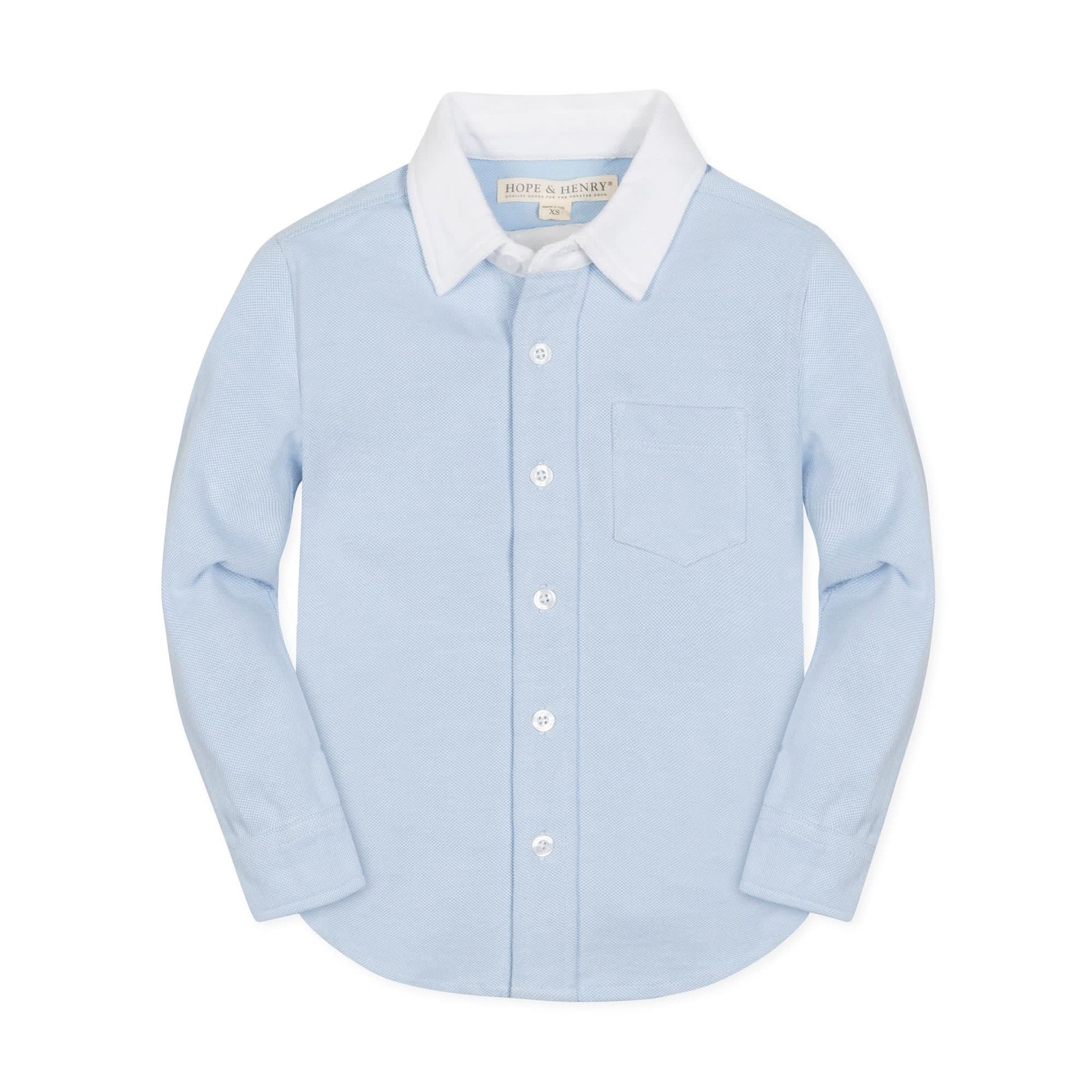 Pique Organic Button Down Shirt